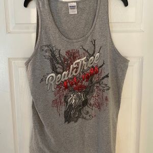 Realtree EST 1980 deer skull logo tank top